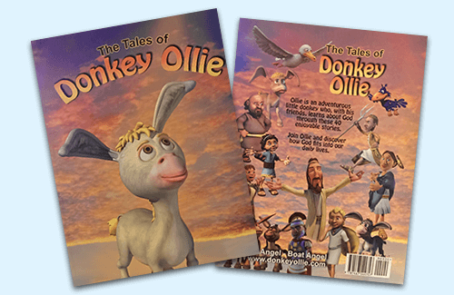 Tales of Donkey Ollie Book Covers Front and Back